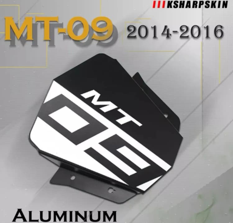 Parabrisas corto con sticker MT-09 2014-2017